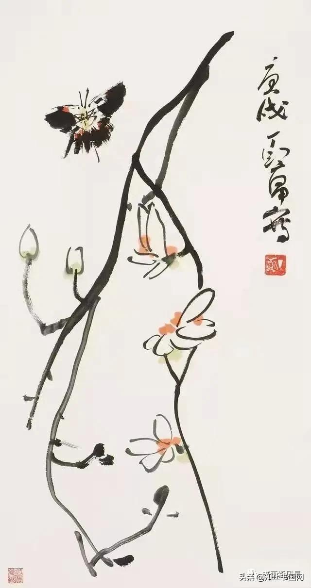 这20幅简笔大写意,意趣无穷