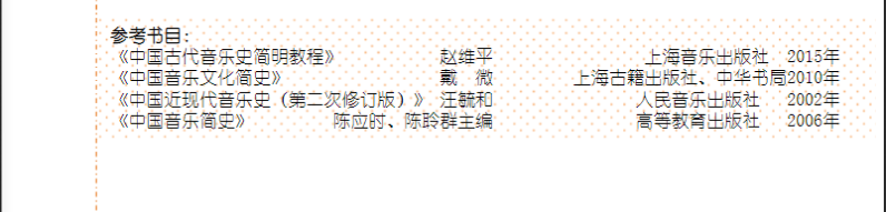 收藏｜考题原型大公开！十一大音乐学院各专业参考书目汇总