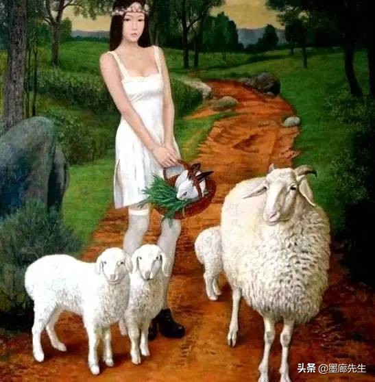 精选100幅画羊美图供大家学习收藏