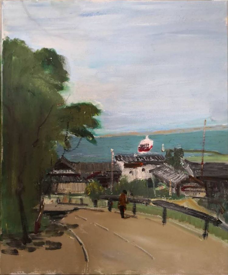 67岁实现儿时梦-常熟老年大学油画班首次开展