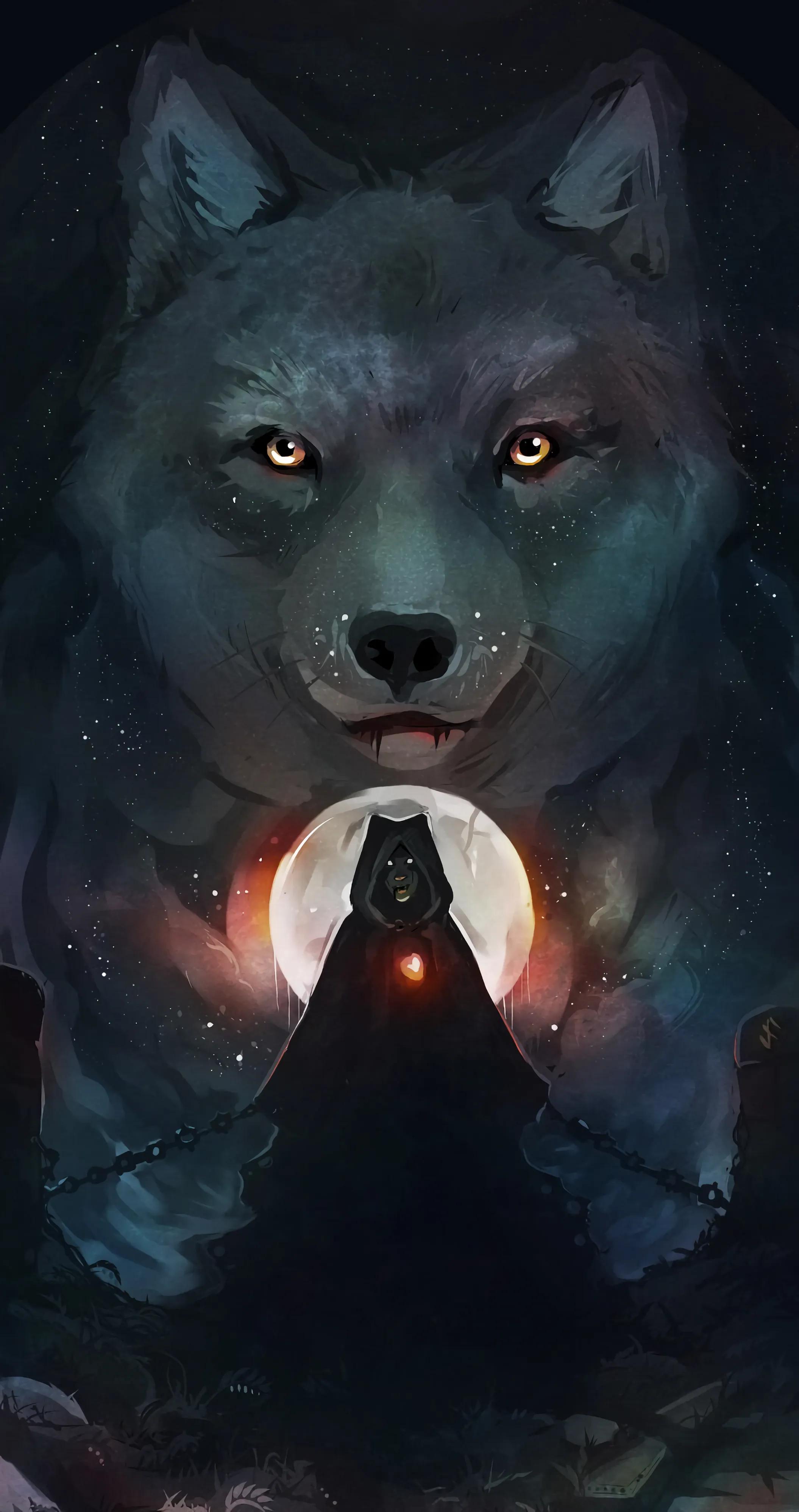 4k壁纸|狼,经过无数次残酷争斗,在狼的世界,只相信强者