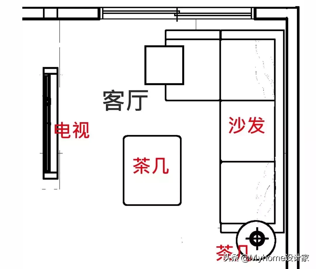 10㎡客厅的10种布局方案，客餐厅一体，小户型还大两倍
