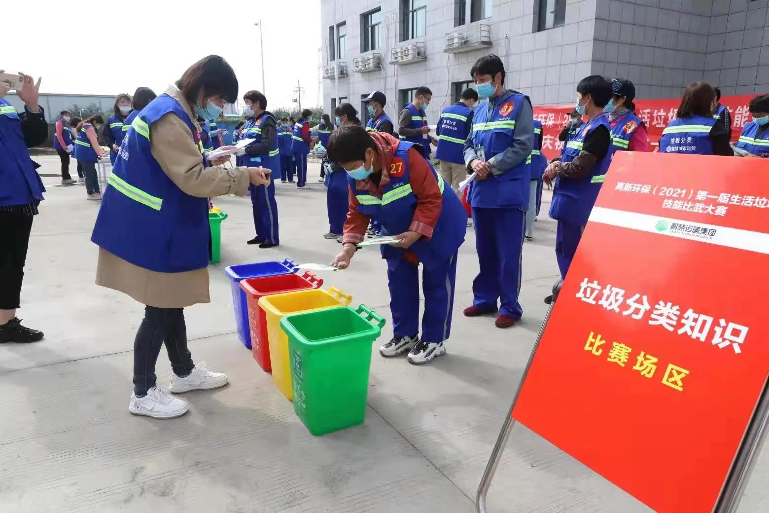 以赛代训 以赛促学｜高新环保第一届垃圾分类技能比武大赛圆满收官