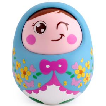 不倒翁怎么画(创意少儿美术教程丨创意儿童画/线描画:不倒翁)