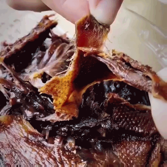 鲜！香！辣！有嚼劲~到湖南必吃的美食“常德一绝”网红酱板鸭！