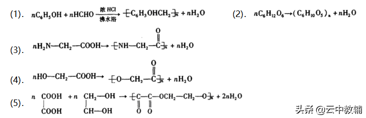 聚合反应方程式（高效发生缩聚合反应有这些）