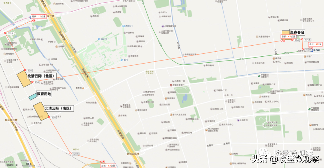 北清云际与奥森春晓，该买哪个盘？