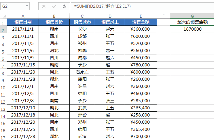 学会SUMIF函数的这4种用法，让你彻底征服它
