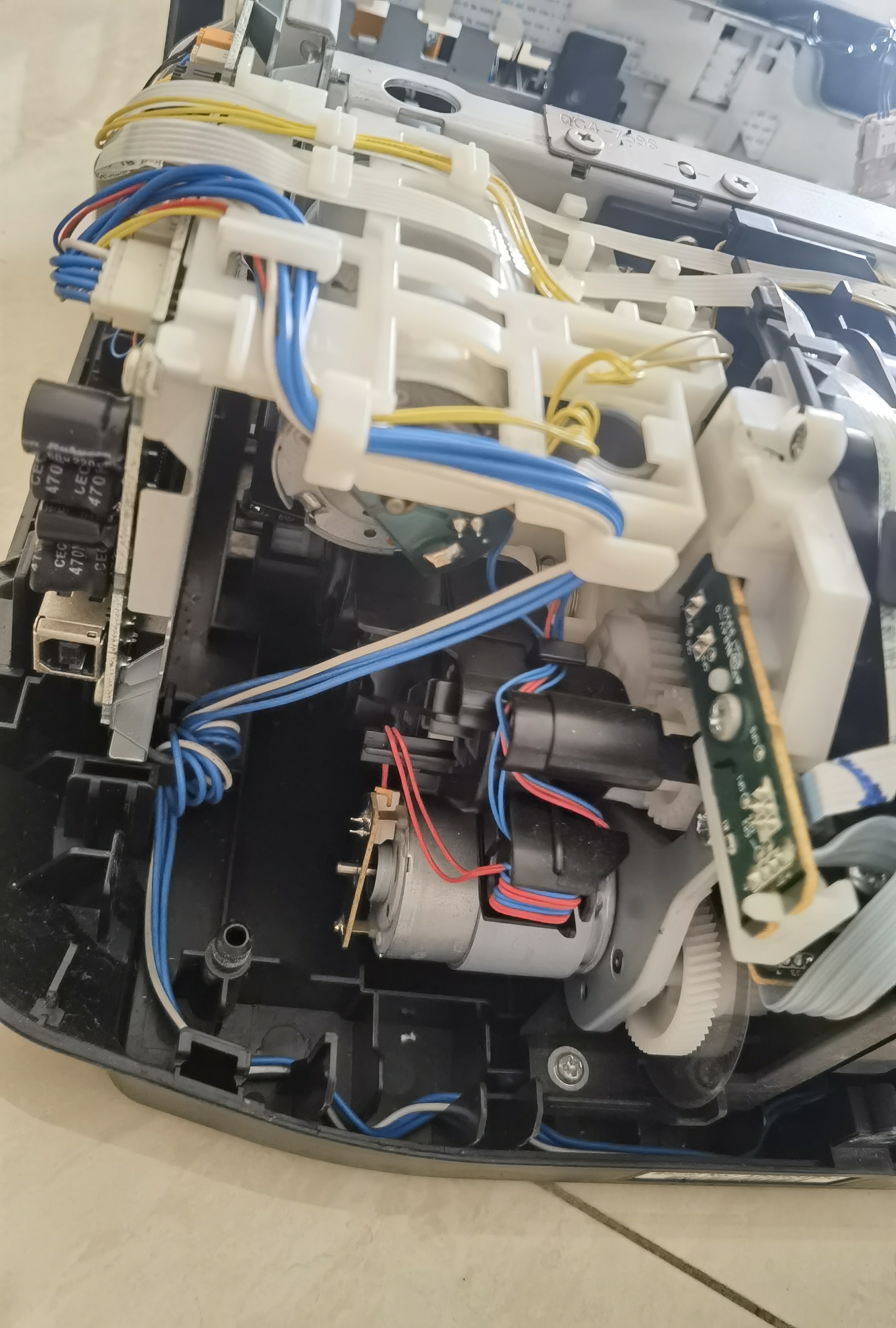 打印机ip(自己动手拆机维修佳能ip8780彩色喷墨打印机)