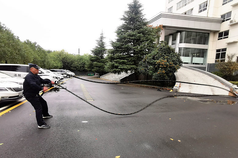 光山法院司法警察大队开展实战化训练