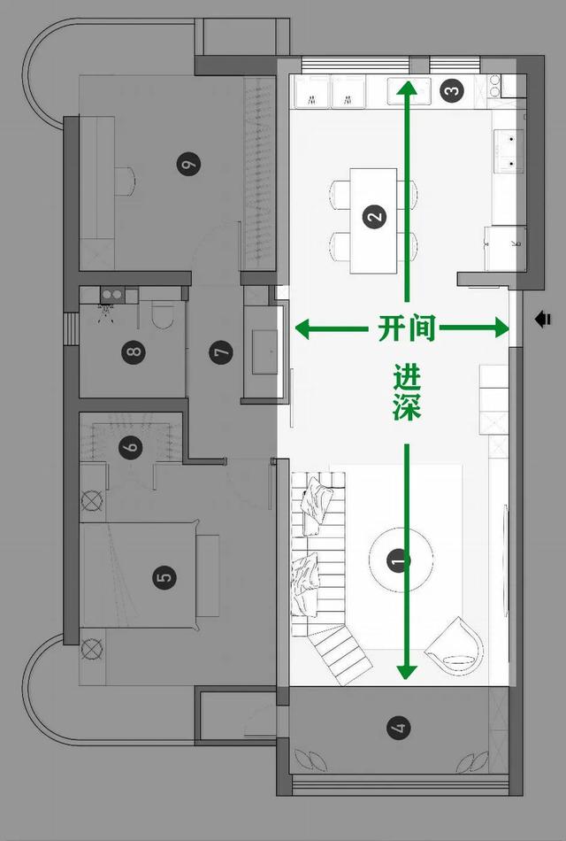 不就是大横厅？你喜欢的大横厅，我帮你设计出来了