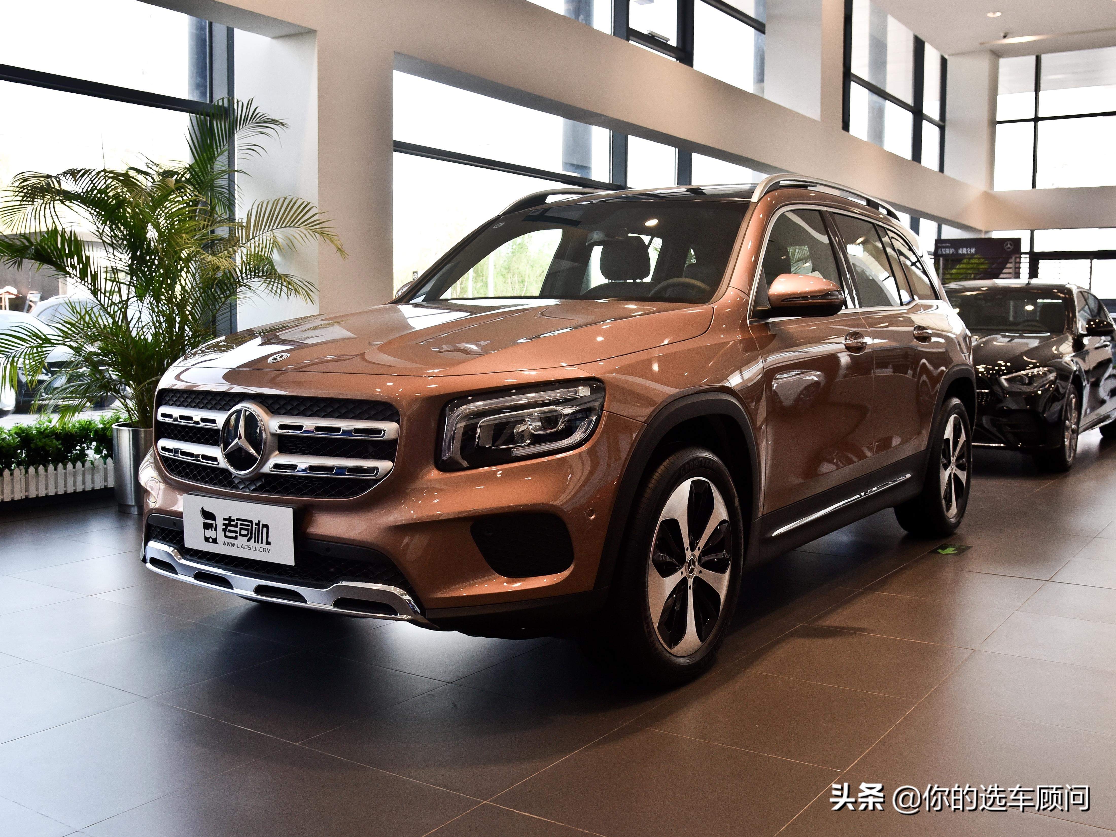 7座设计,豪华品牌入门,还是价格不错的suv,实拍奔驰glb