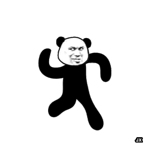 15张动起来的熊猫头表情包