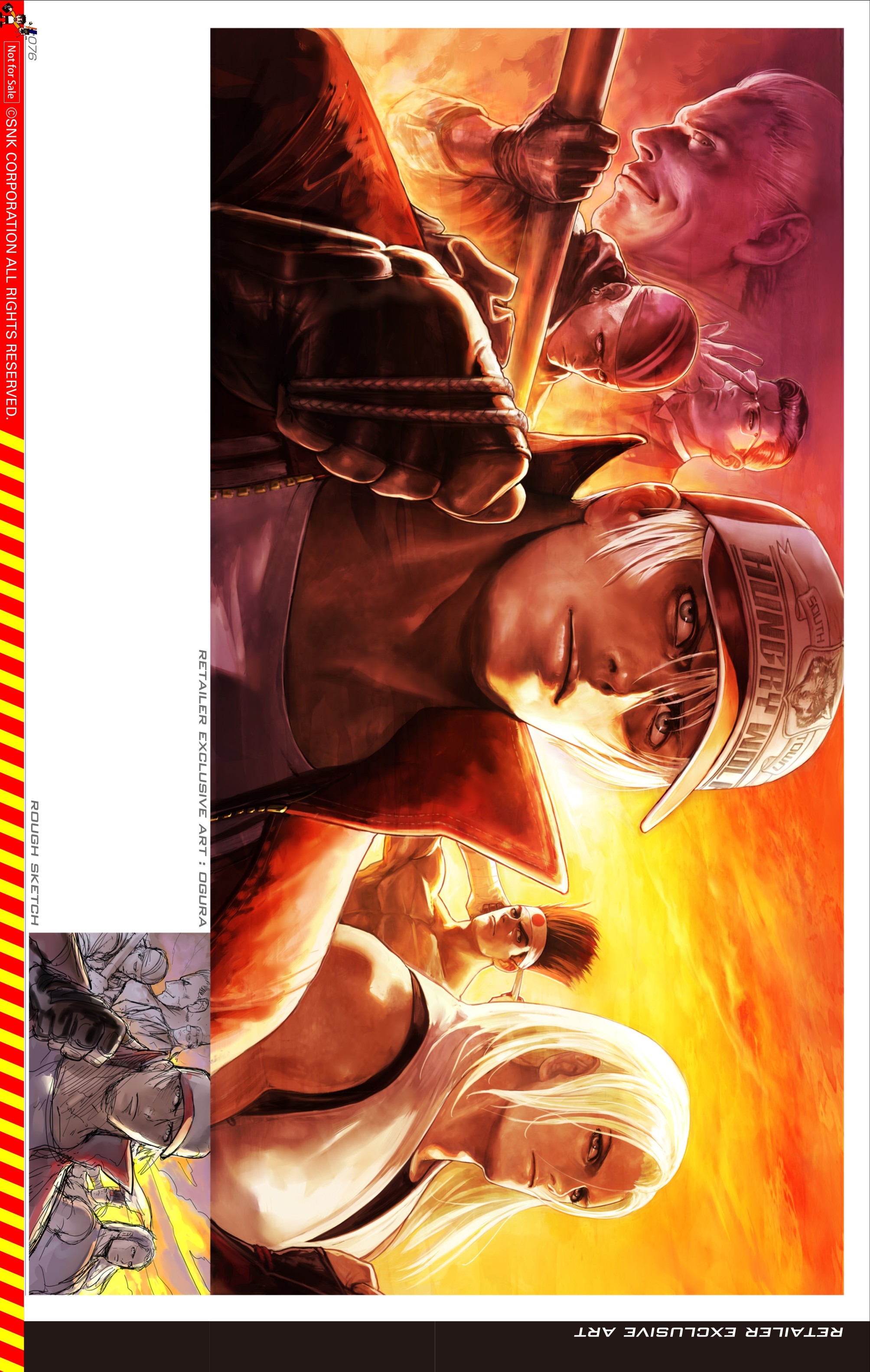 《拳皇14》原版高级人物角色设定艺术画集，你如何评价拳皇14呢？