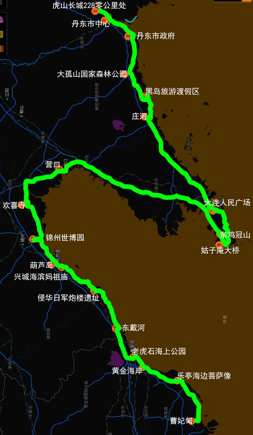 自駕遊228國道線路圖,全長8091公里,貫穿祖國海岸線(一)