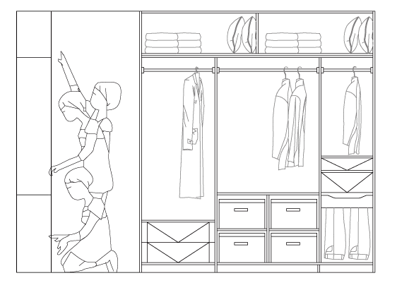 想要一门到顶的极简衣柜？看完这些细节，让你家全屋定制不翻车
