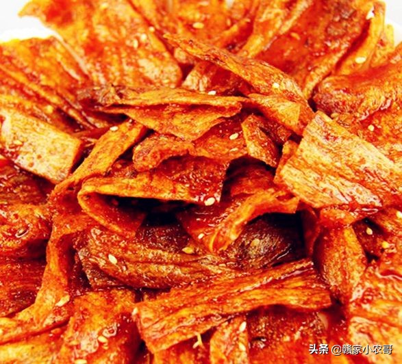 「江西美食」萍乡美食推荐：网红辣条——萍乡花蝴蝶制作方法