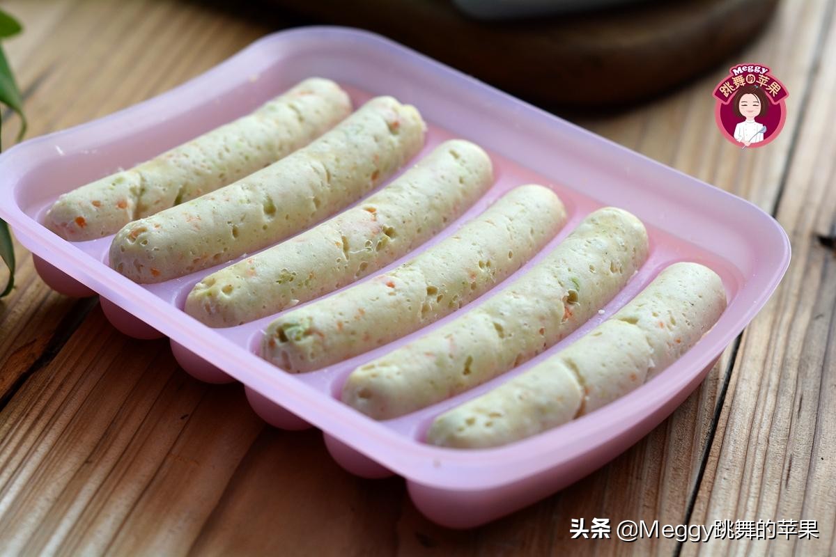 自制香肠一拌一蒸，低脂少盐，小孩吃身体壮，女人解馋不长肉