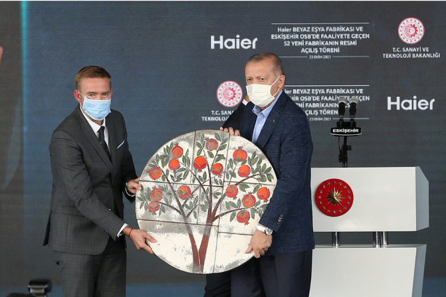 海尔智家土耳其干衣机工厂开业暨洗碗机工厂奠基