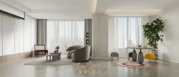 看了成千上万套案例，客厅布局无非就这4个中心，没必要过分纠结