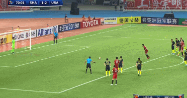 上海上港VS浦和红钻2019次回合(亚冠-上港主场2-2险平浦和，胡尔克点射梅开二度 次回合停赛)