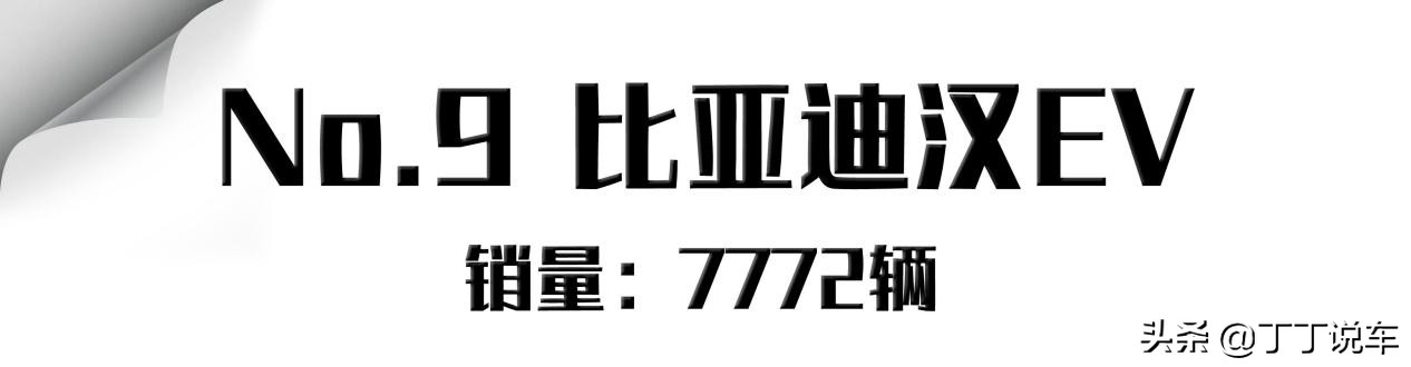 9月新能源车前十！比亚迪占据四席，亚军/季军都是特斯拉