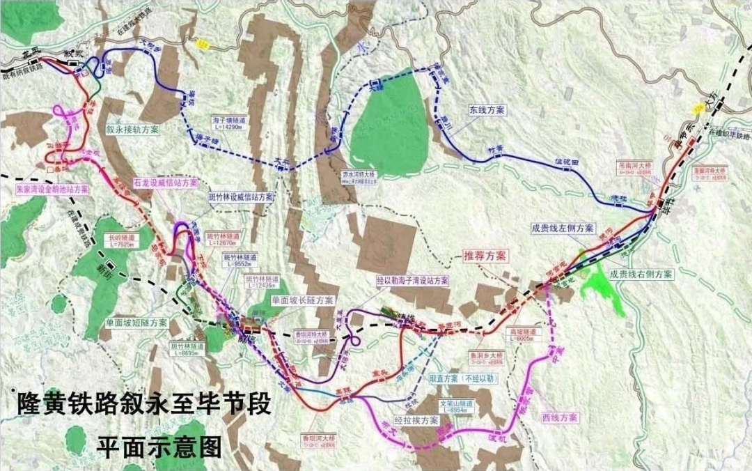 云南20条铁路动态：15条规划+5条在建，离开工不远了