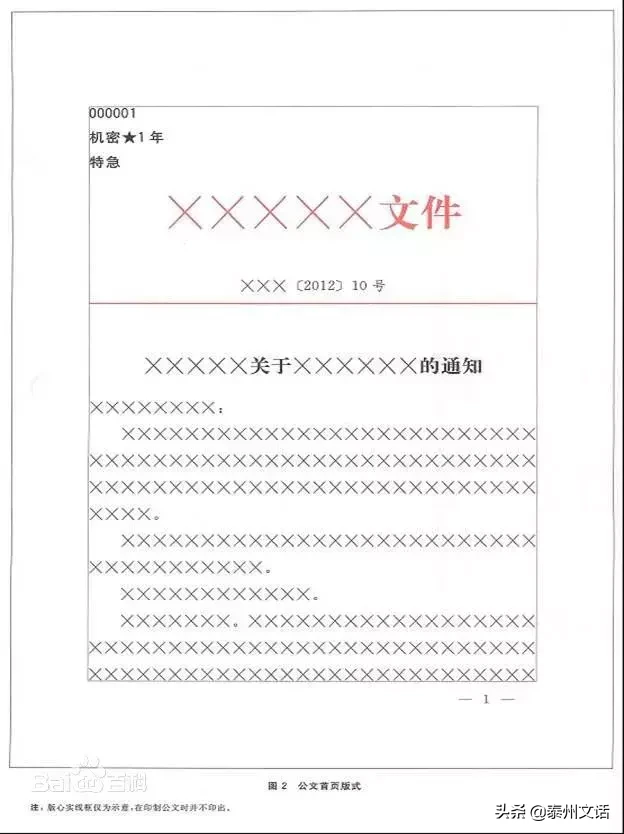 收藏！国标版党政机关公文格式（含式样）