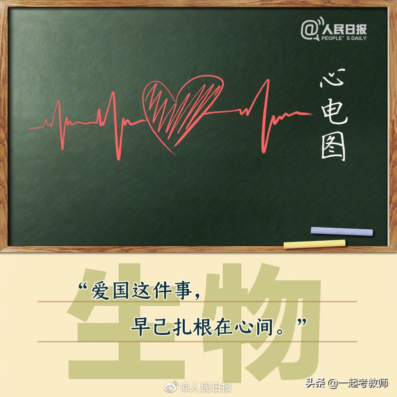 国庆节最后一天！九大学科教师教你用知识点表白祖国