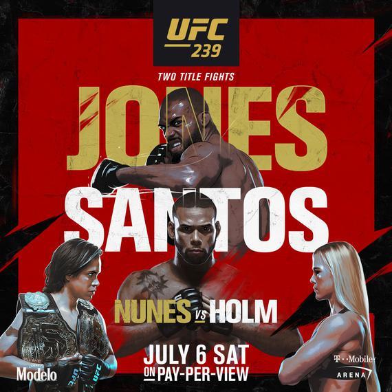 罗西\x20琼斯(UFC239前瞻：琼斯VS桑托斯压轴格斗周 霍尔姆挑战母狮)