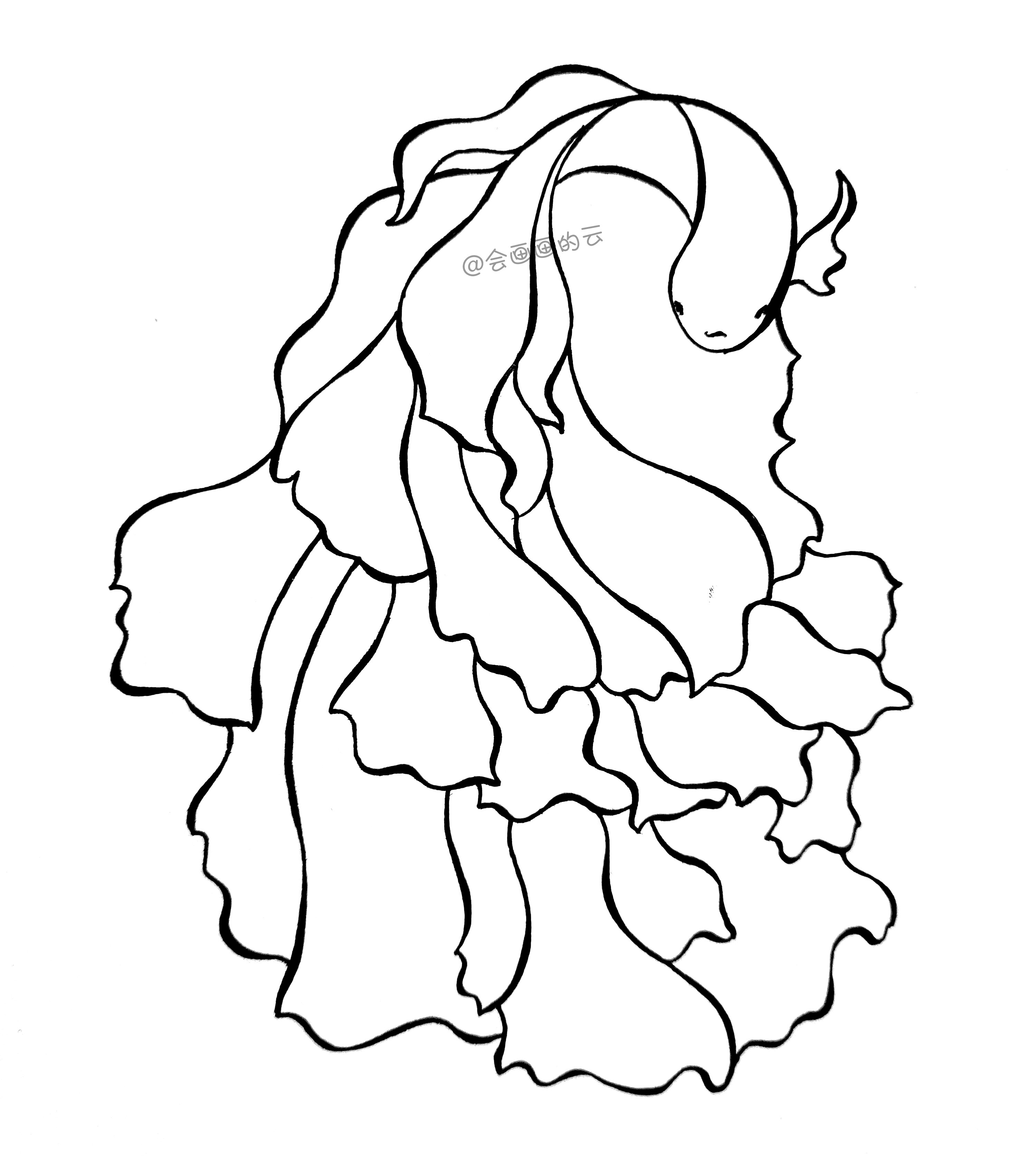 3款简笔画金鱼，零基础也可以画的线描画