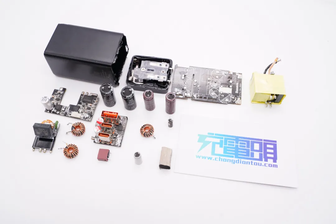 拆解报告:倍思65W 2C1A氮化镓充电器CCGAN65C3-充电头网