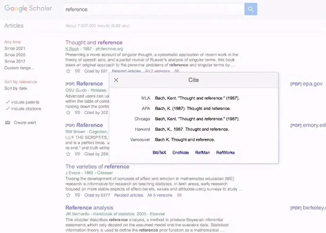 谷歌学术怎么用？