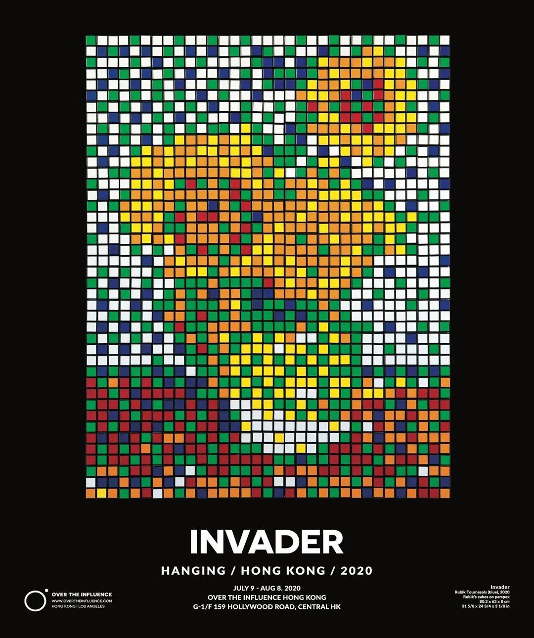 Invader 香港个展「Hanging / Hong Kong / 2020」