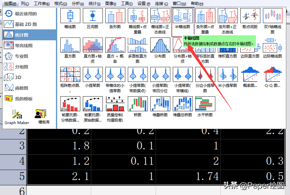 箱形图制作软件图片