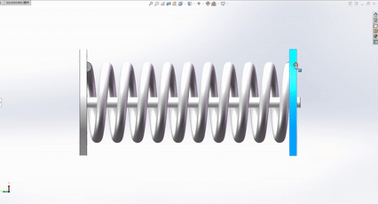 SOLIDWORKS讓彈簧模型動(dòng)起來—柔性零件應(yīng)用