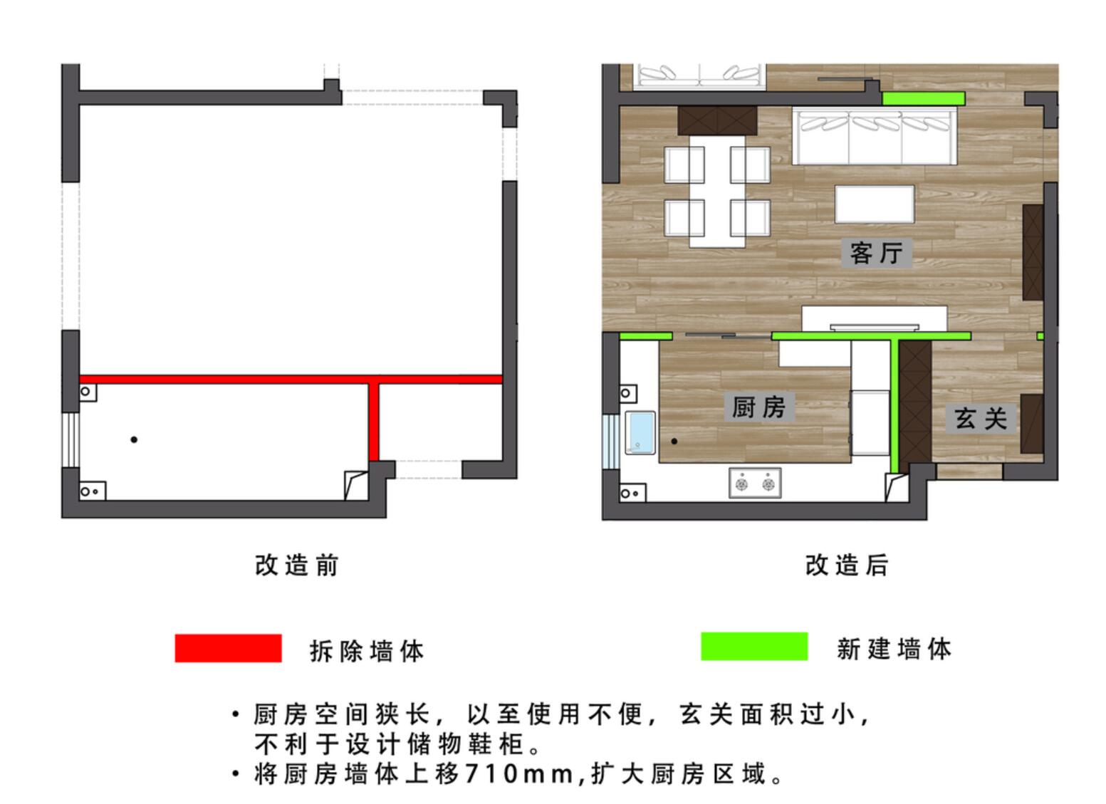 想实用就学她家设计，“重改造，轻装饰”，完工后，清爽又干净