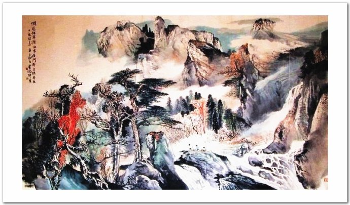 笔底情真 -- 曾晓浒山水画