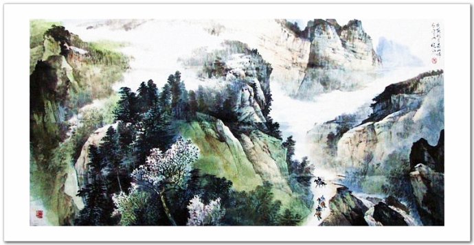 笔底情真 -- 曾晓浒山水画