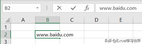 Excel – 输入网址时会产生超链接，有几种办法取消？