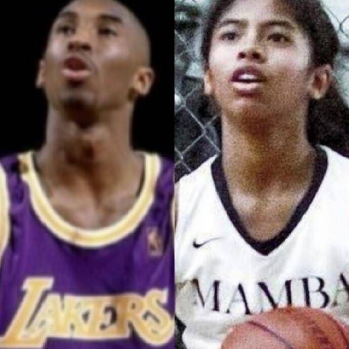 nba巨星双女儿的有哪些(星二代基因太强大！科比二女儿臂展超长，波尔儿子18岁身高2米21)