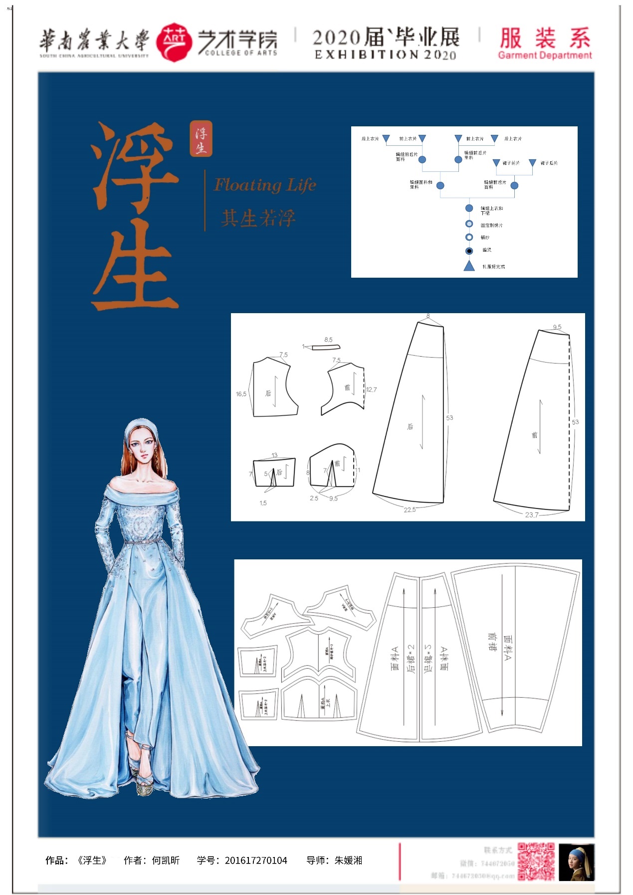 华南农业大学艺术学院服装设计与工程专业毕业展示（一）