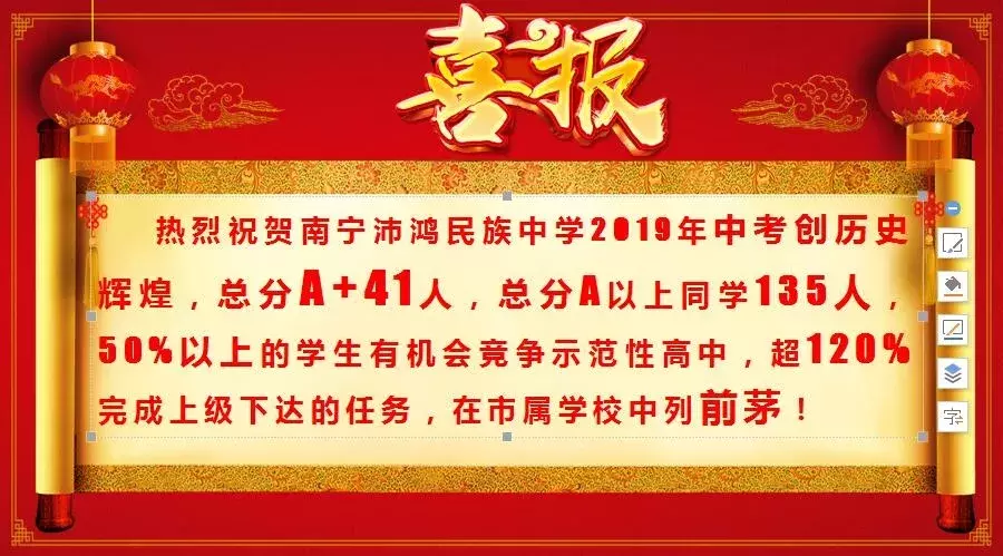 2019年南宁中考98人全A+，各初中名校发布喜报，你觉得哪家强？