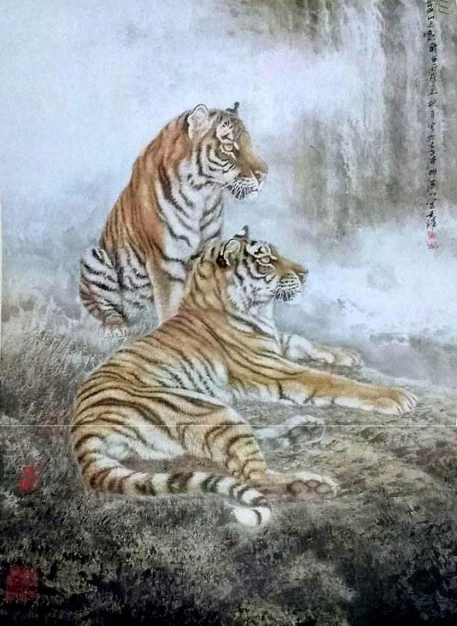 中国现当代十大名家画虎