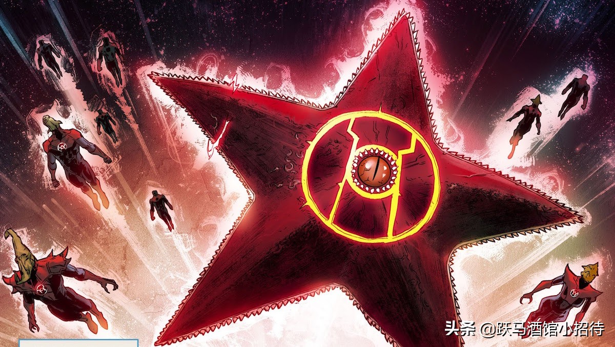 了"红灯军团"(red lantern corps)的一员,能够使用所有"红灯侠"的能力