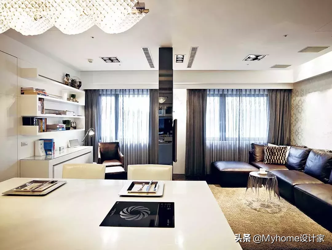 10㎡客厅的10种布局方案，客餐厅一体，小户型还大两倍