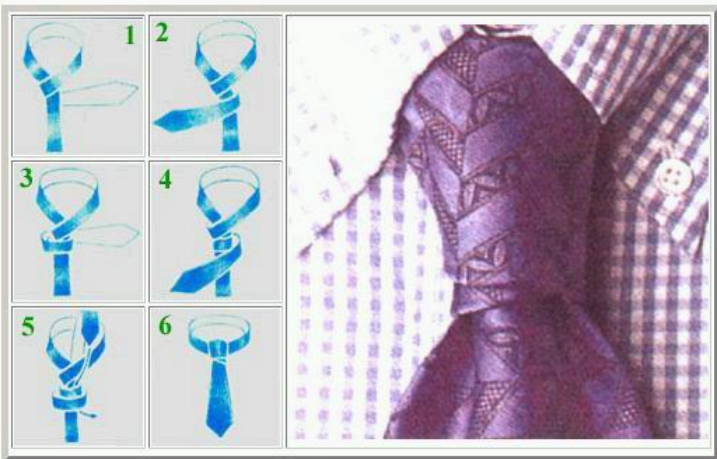 卫衣领带打结方法图片