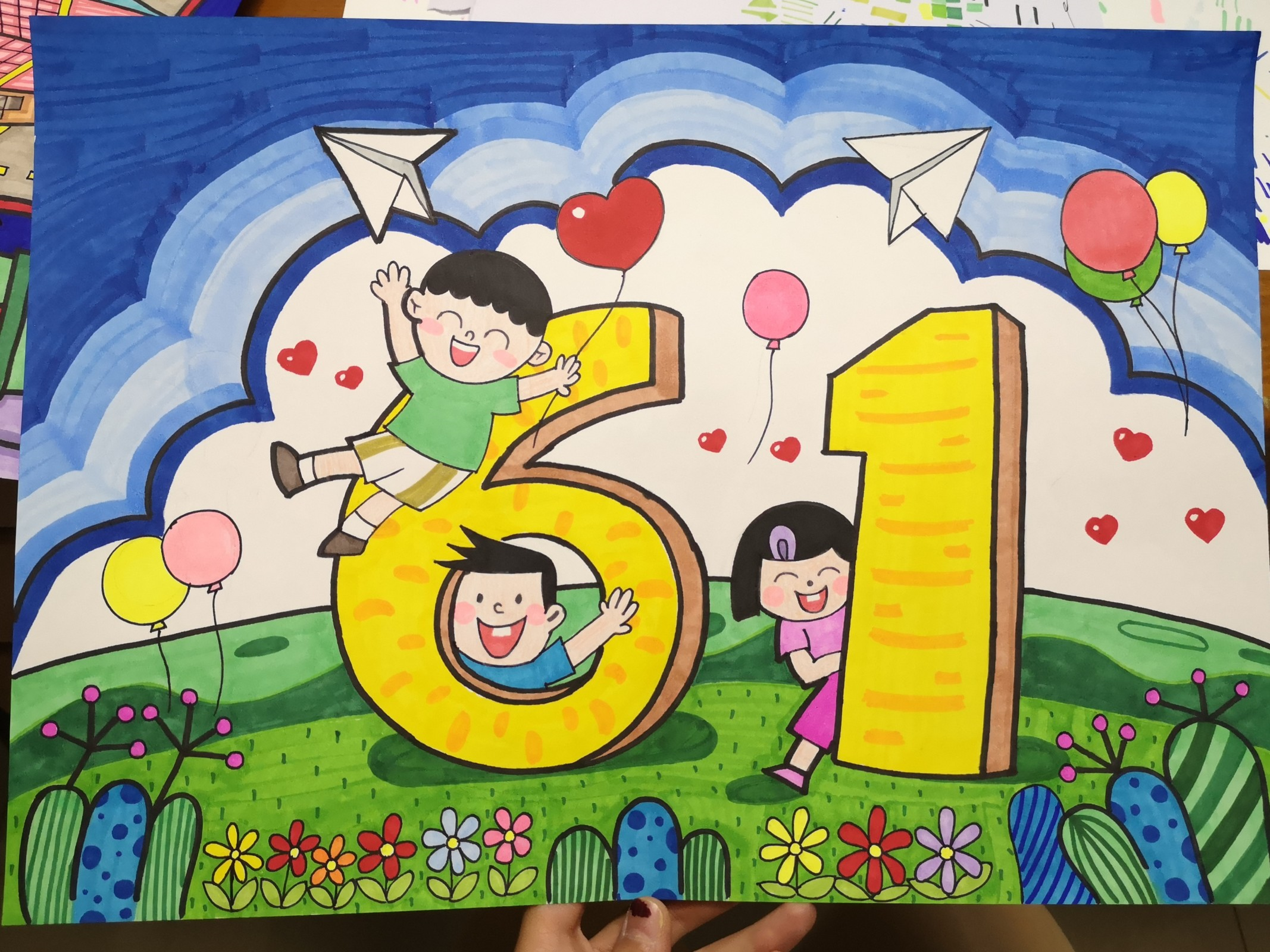 幼儿园儿童主题画