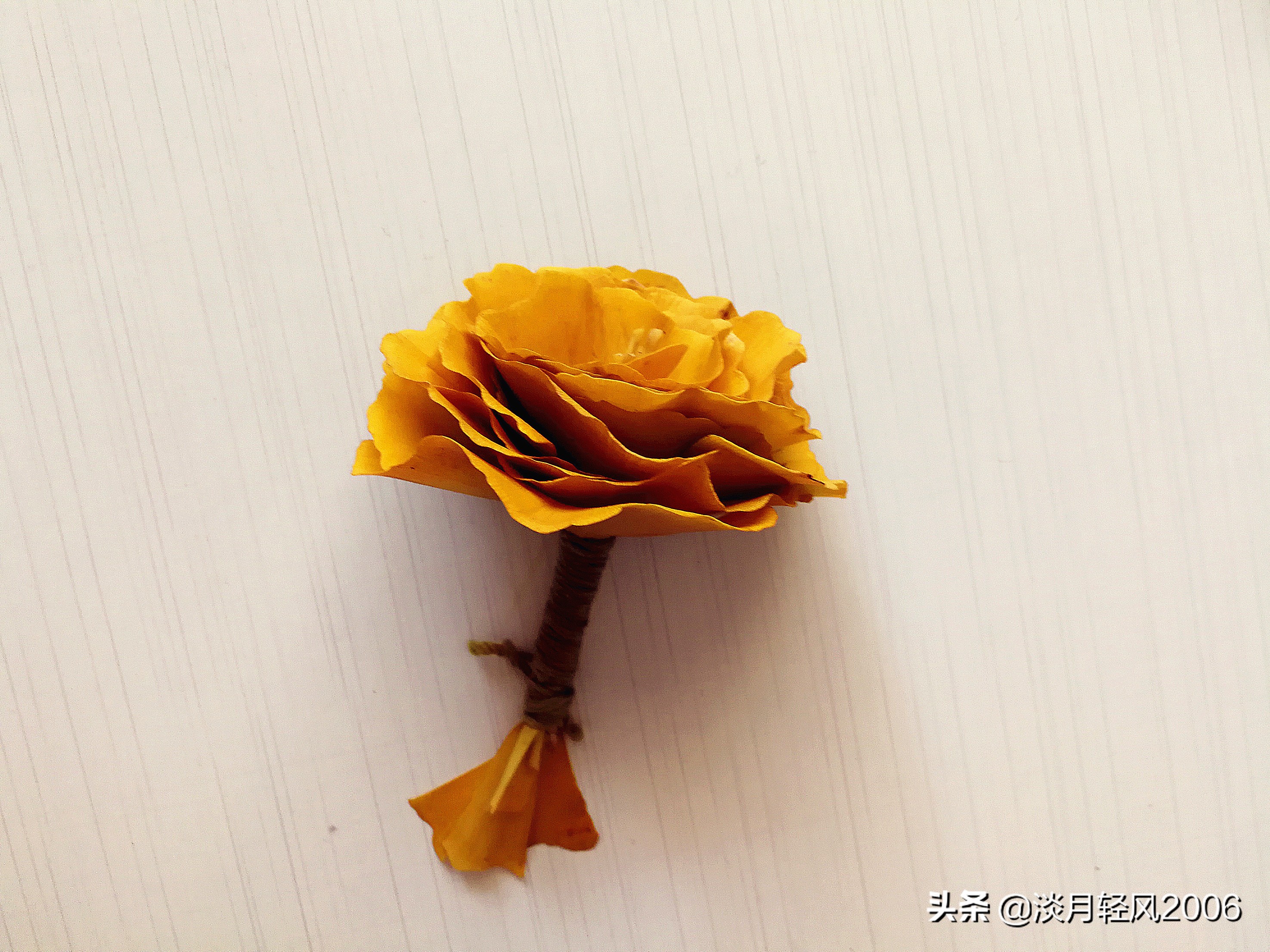 银杏花(幼儿亲子手工,用银杏叶做花朵的教程,好学好看,可以当手工作业