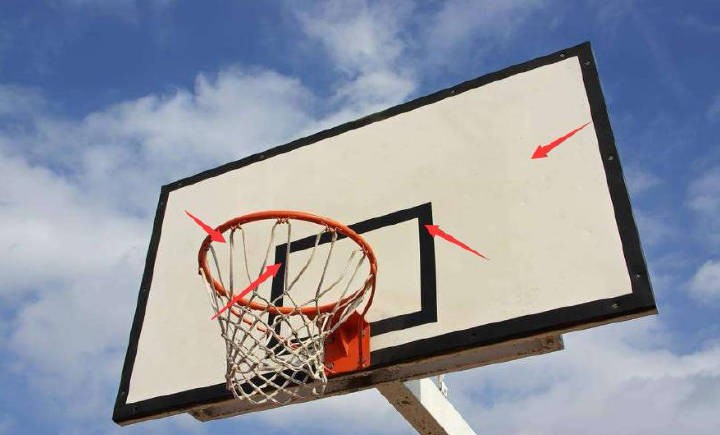 角度会随球员位置的变化而变化,随着投球距离的增加,篮球的落点越来越